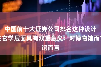 中国前十大证券公司排名这种设计在玄学层面具有双重意义：对博物馆而言